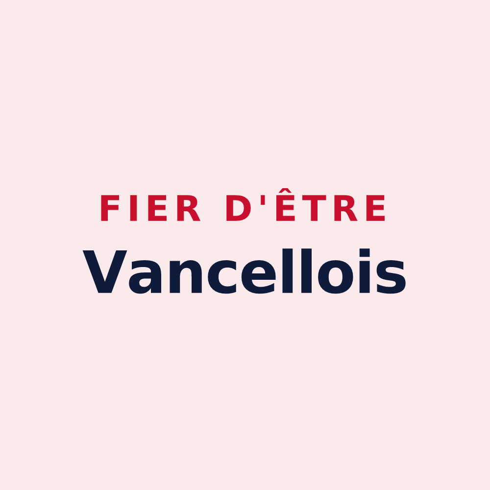 Magnet « Fier d'être Vancellois » — design pour La Vancelle