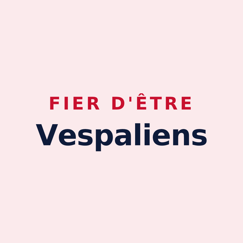 Magnet « Fier d'être Vespaliens » — design pour La Vaupalière