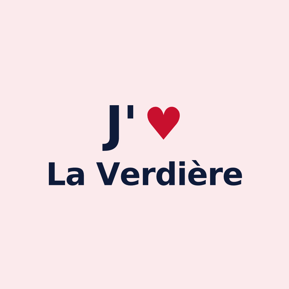 Magnet personnalisé La Verdière — design J'aime La Verdière