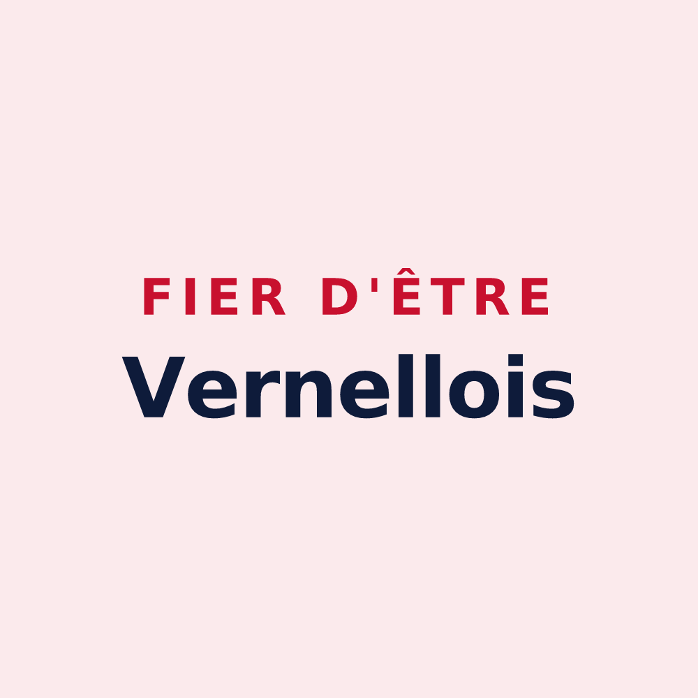 Magnet « Fier d'être Vernellois » — design pour La Vernelle