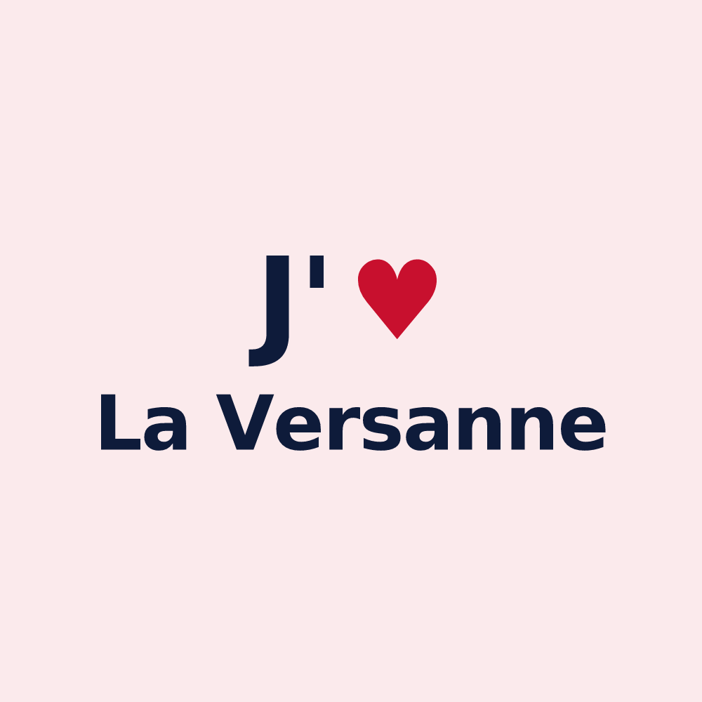 Magnet personnalisé La Versanne — design J'aime La Versanne
