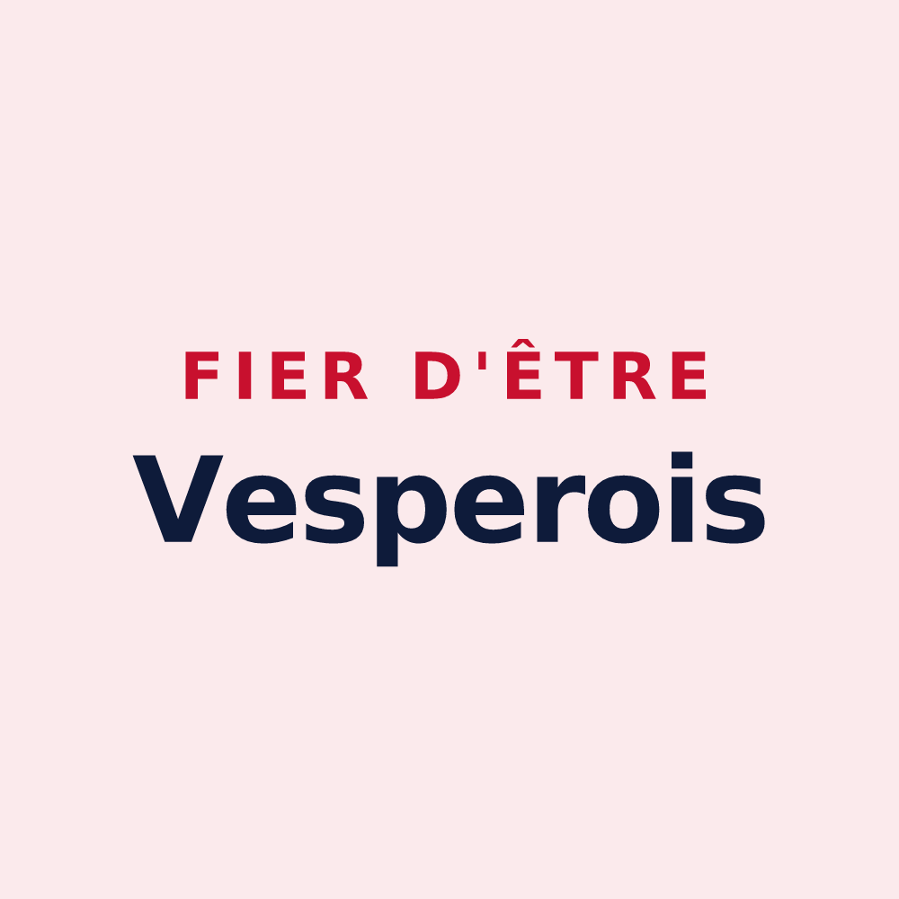 Magnet « Fier d'être Vesperois » — design pour La Vespière-Friardel