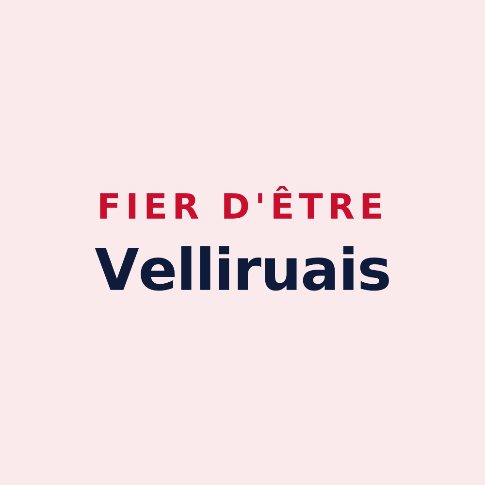 Magnet « Fier d'être Velliruais » — design pour La Vieux-Rue