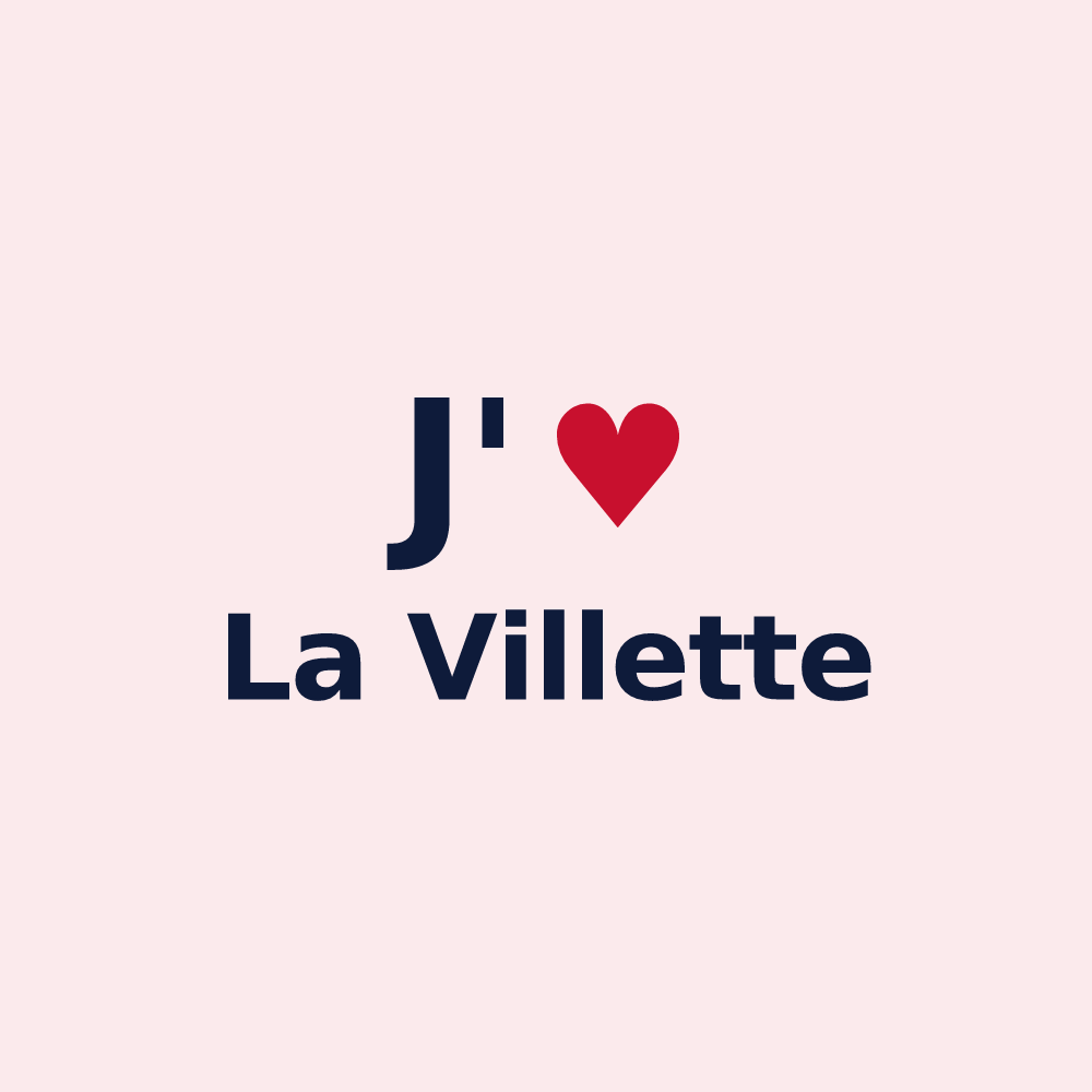 Magnet personnalisé La Villette — design J'aime La Villette