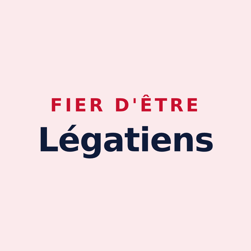 Magnet « Fier d'être Légatiens » — design pour Laas