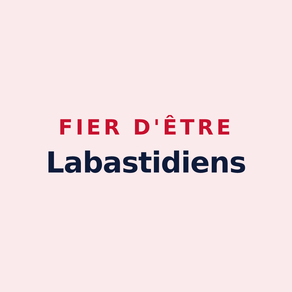 Magnet « Fier d'être Labastidiens » — design pour Labastide-d'Anjou