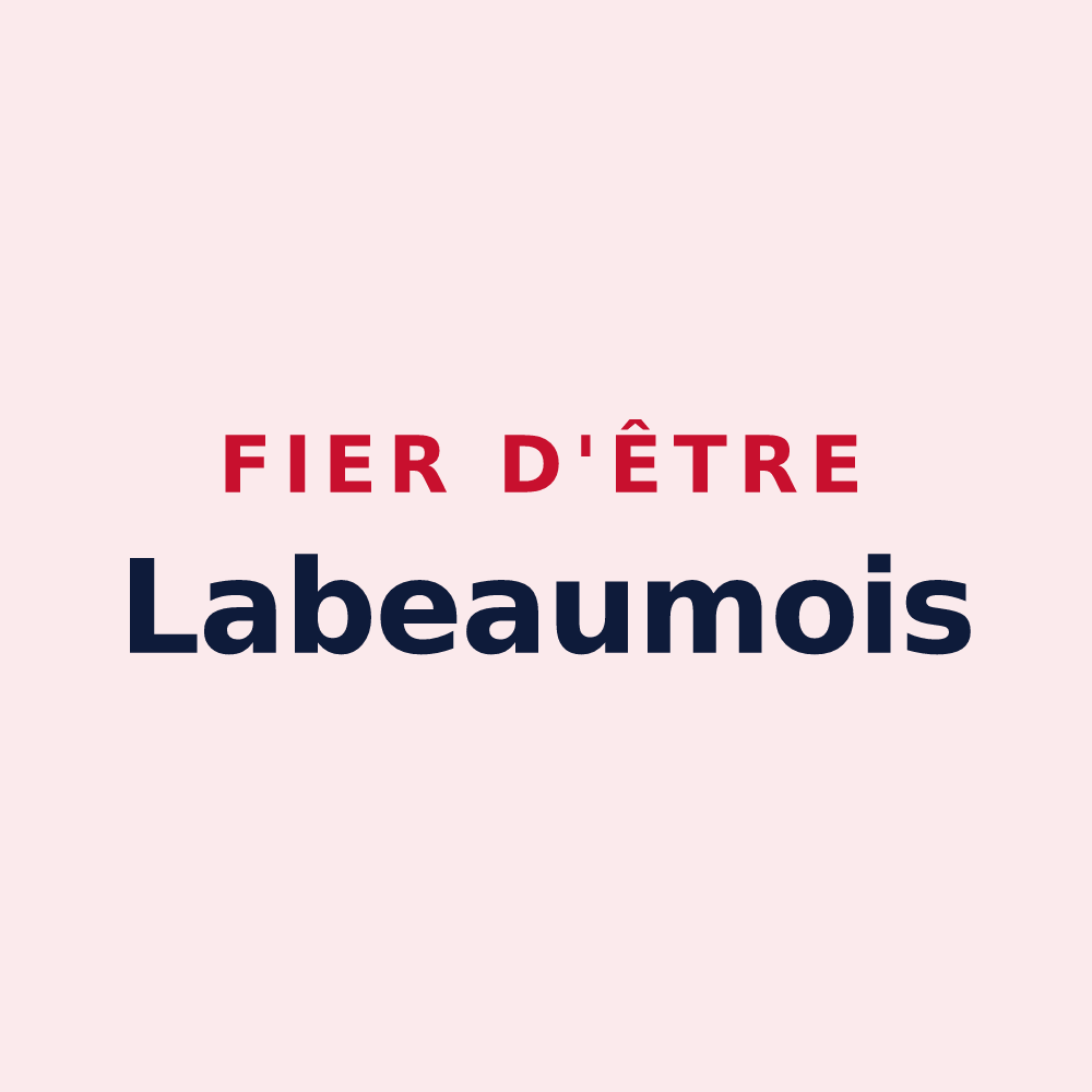 Magnet « Fier d'être Labeaumois » — design pour Labeaume