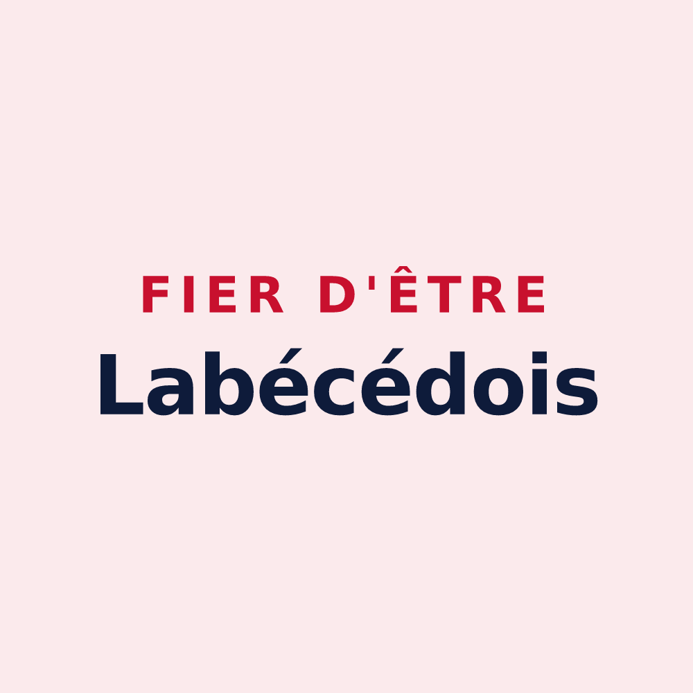 Magnet « Fier d'être Labécédois » — design pour Labécède-Lauragais