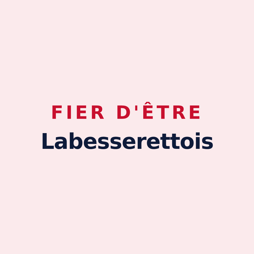 Magnet « Fier d'être Labesserettois » — design pour Labesserette