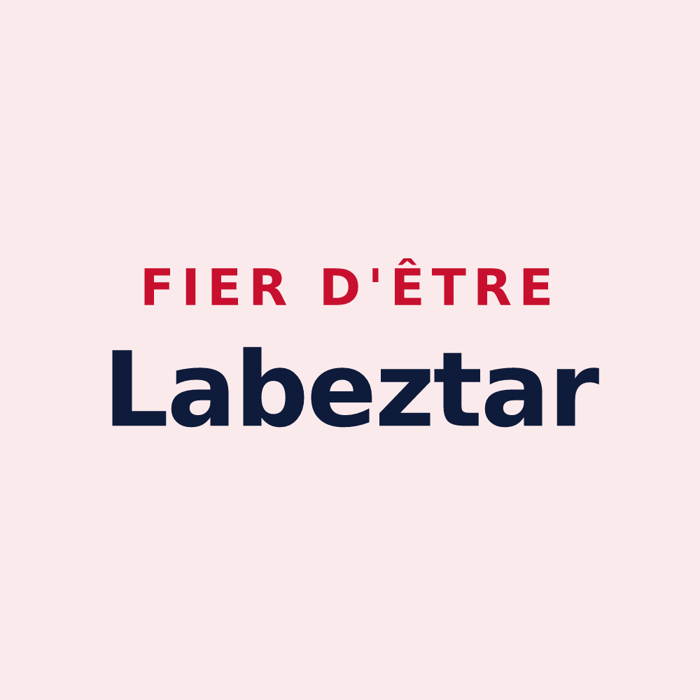 Magnet « Fier d'être Labeztar » — design pour Labets-Biscay