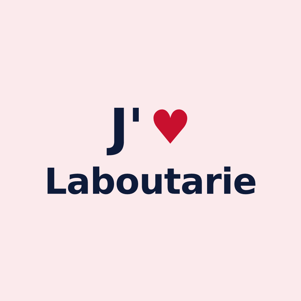 Magnet personnalisé Laboutarie — design J'aime Laboutarie