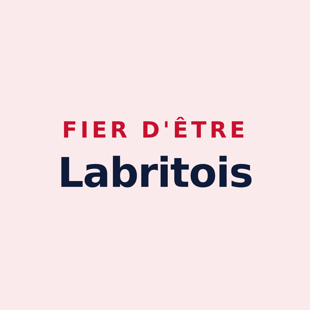 Magnet « Fier d'être Labritois » — design pour Labrit