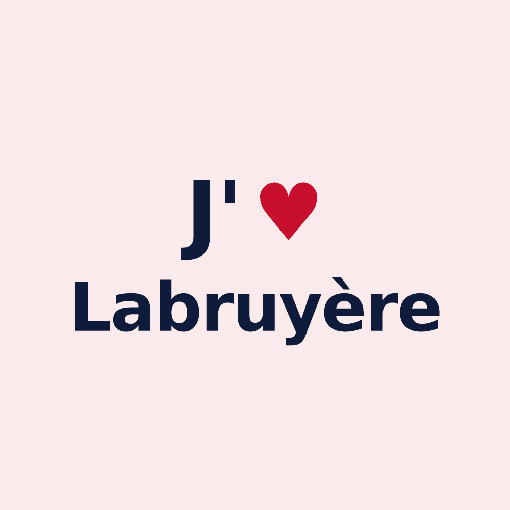 Magnet personnalisé Labruyère — design J'aime Labruyère