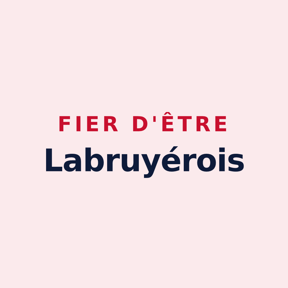 Magnet « Fier d'être Labruyérois » — design pour Labruyère-Dorsa