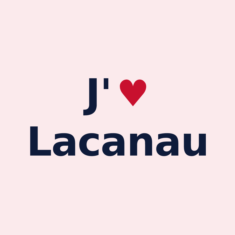 Magnet personnalisé Lacanau — design J'aime Lacanau