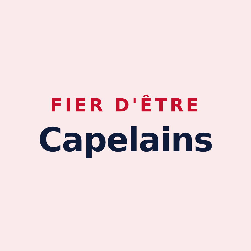 Magnet « Fier d'être Capelains » — design pour Lacapelle-Biron