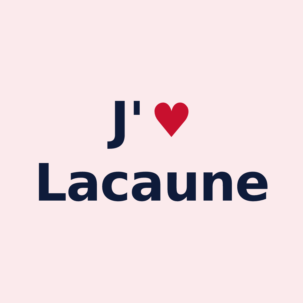 Magnet personnalisé Lacaune — design J'aime Lacaune