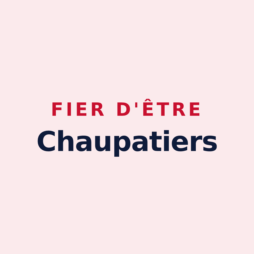 Magnet « Fier d'être Chaupatiers » — design pour Lachau