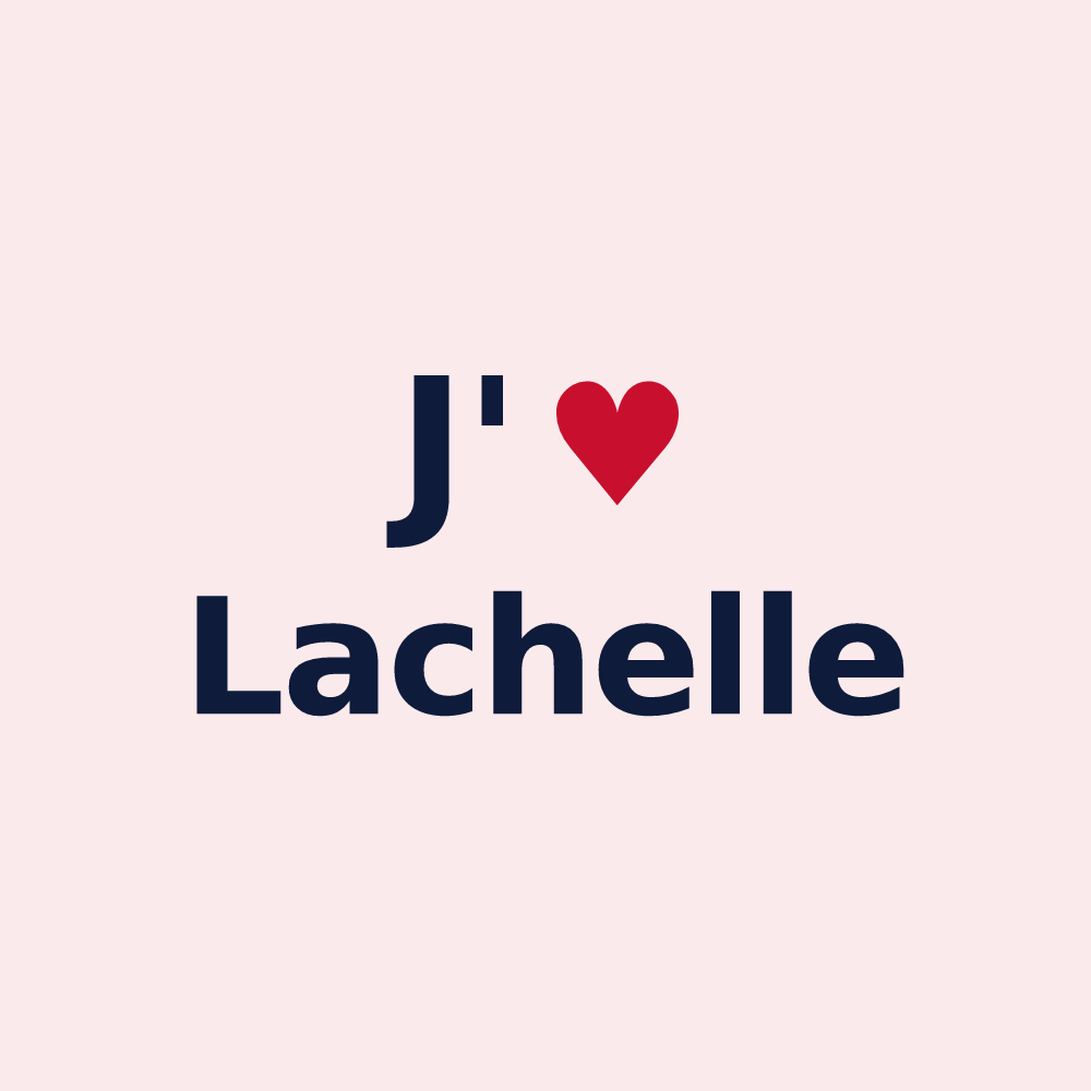 Magnet personnalisé Lachelle — design J'aime Lachelle