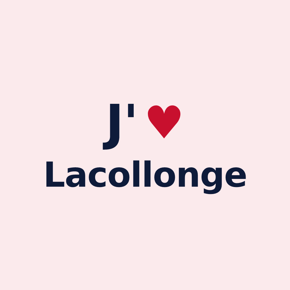 Magnet personnalisé Lacollonge — design J'aime Lacollonge