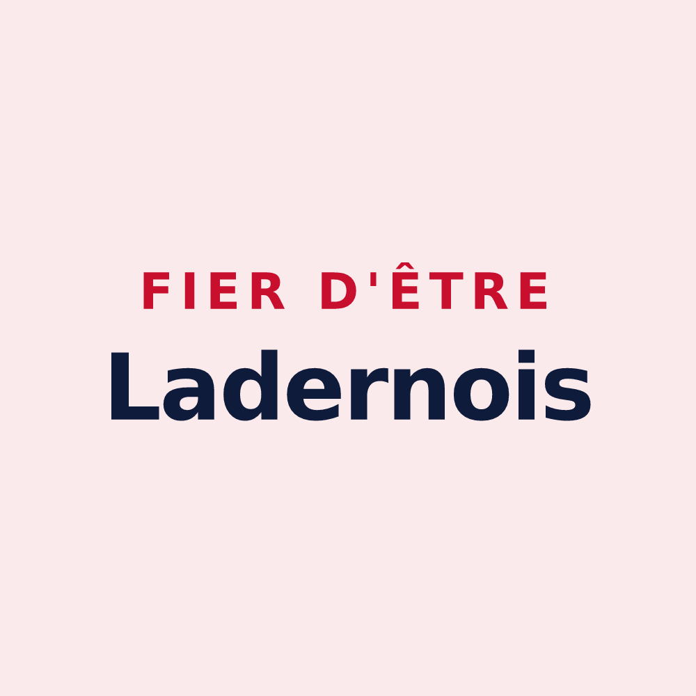 Magnet « Fier d'être Ladernois » — design pour Ladern-sur-Lauquet