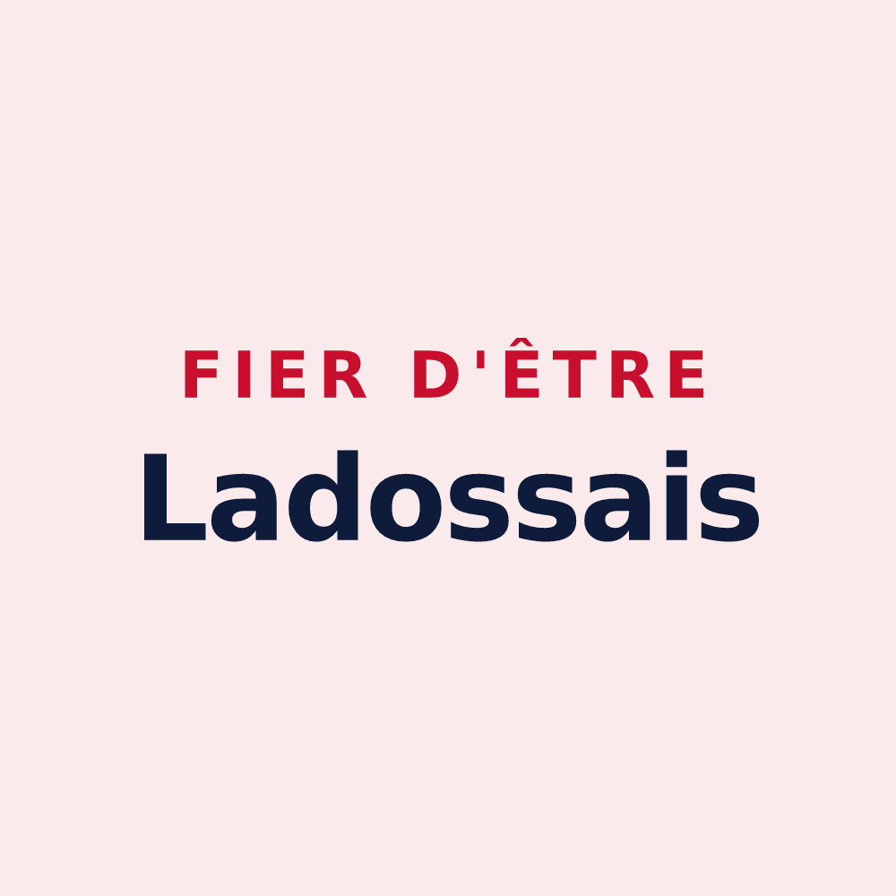 Magnet « Fier d'être Ladossais » — design pour Lados