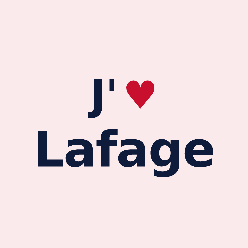 Magnet personnalisé Lafage — design J'aime Lafage