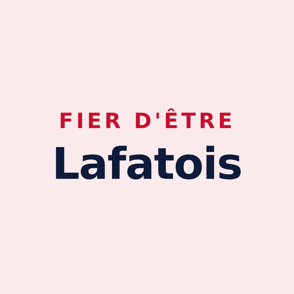Magnet « Fier d'être Lafatois » — design pour Lafat