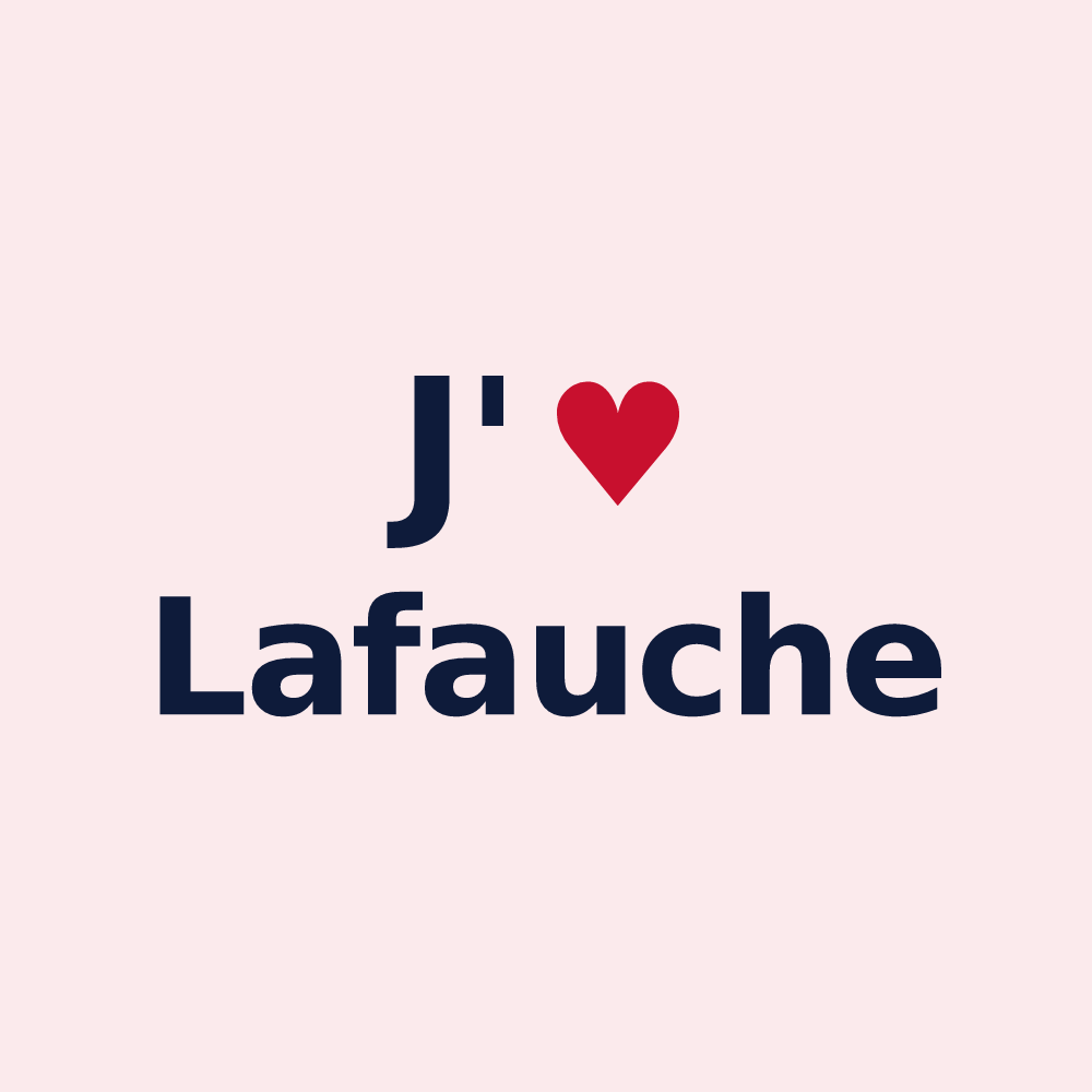 Magnet personnalisé Lafauche — design J'aime Lafauche