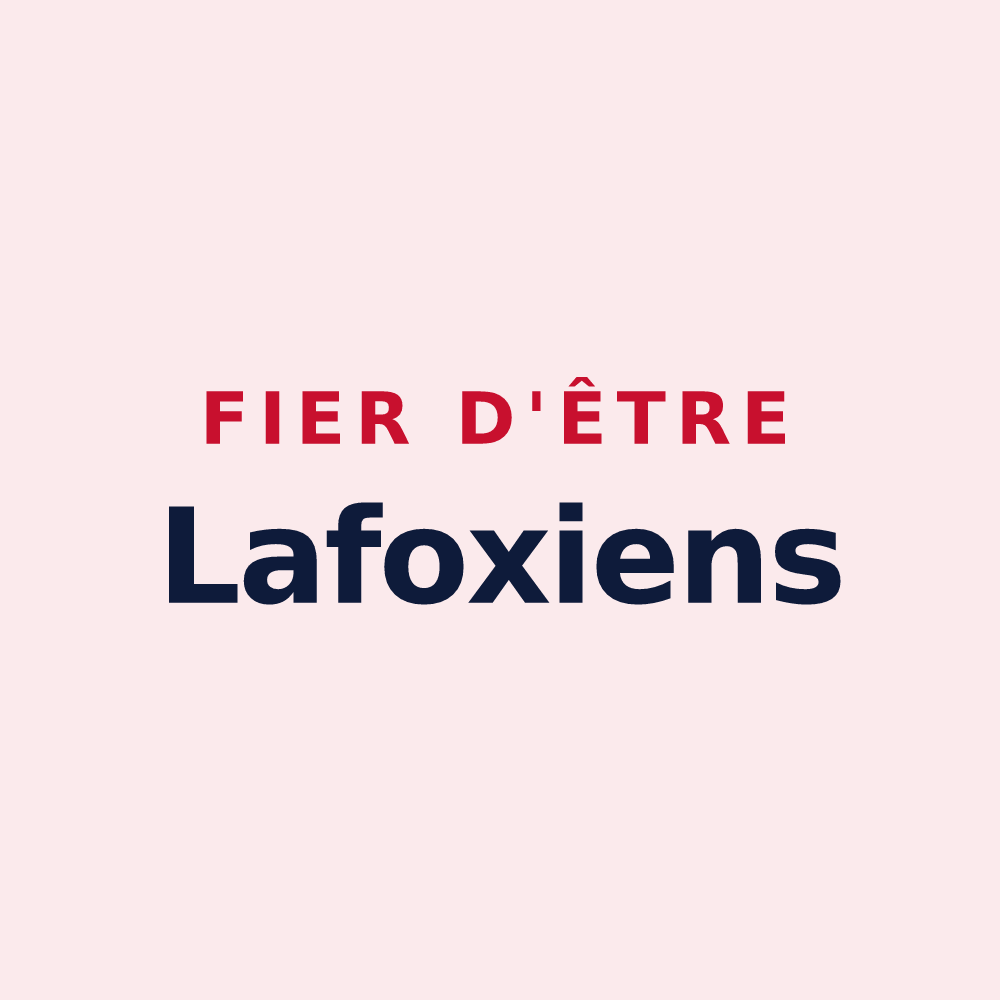 Magnet « Fier d'être Lafoxiens » — design pour Lafox