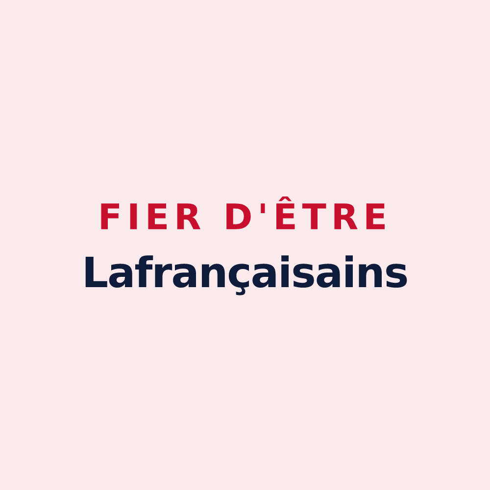 Magnet « Fier d'être Lafrançaisains » — design pour Lafrançaise