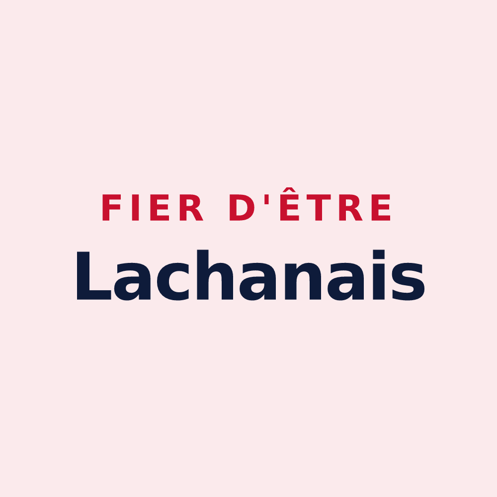 Magnet « Fier d'être Lachanais » — design pour Lagarde-Hachan