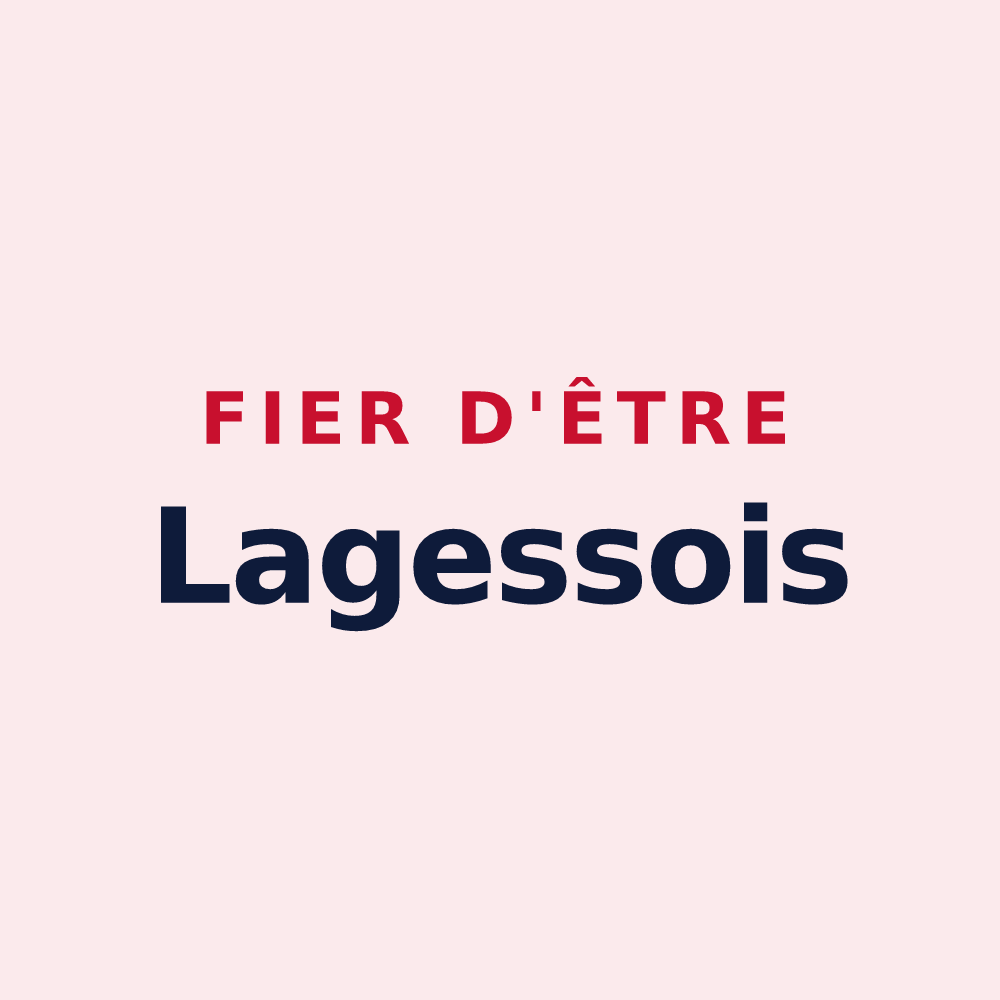 Magnet « Fier d'être Lagessois » — design pour Lagesse