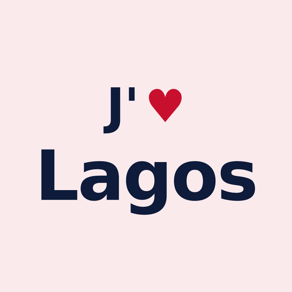 Magnet personnalisé Lagos — design J'aime Lagos
