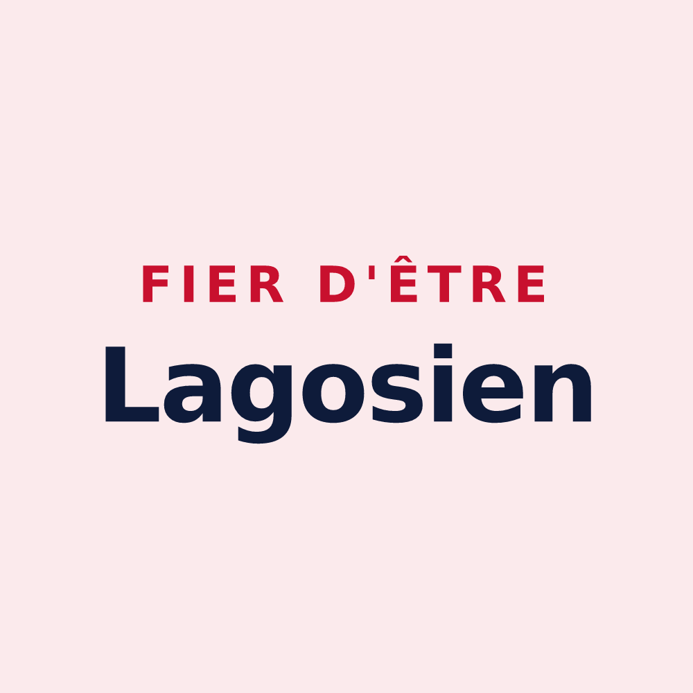 Magnet « Fier d'être Lagosien » — design pour Lagos