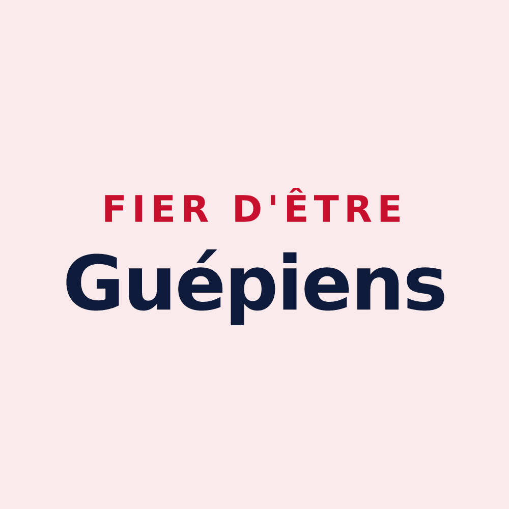 Magnet « Fier d'être Guépiens » — design pour Laguépie