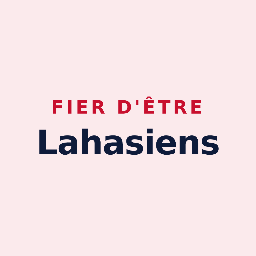 Magnet « Fier d'être Lahasiens » — design pour Lahas