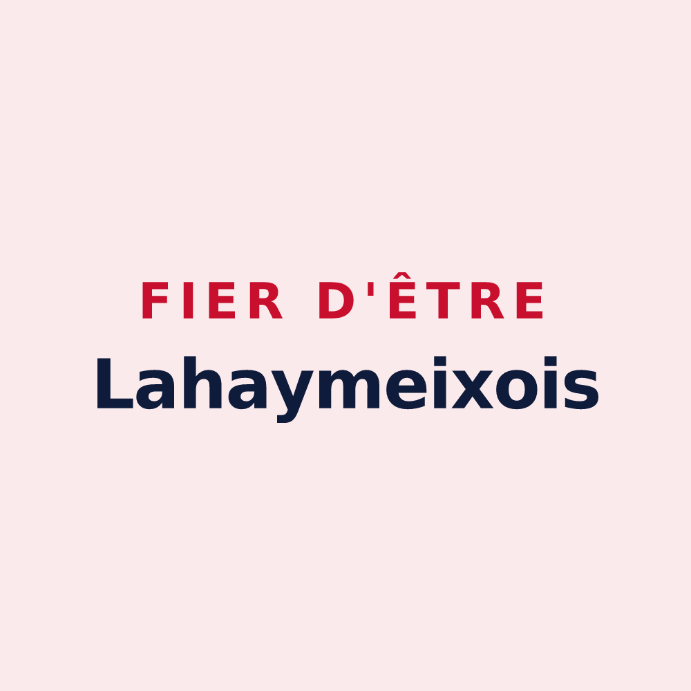 Magnet « Fier d'être Lahaymeixois » — design pour Lahaymeix