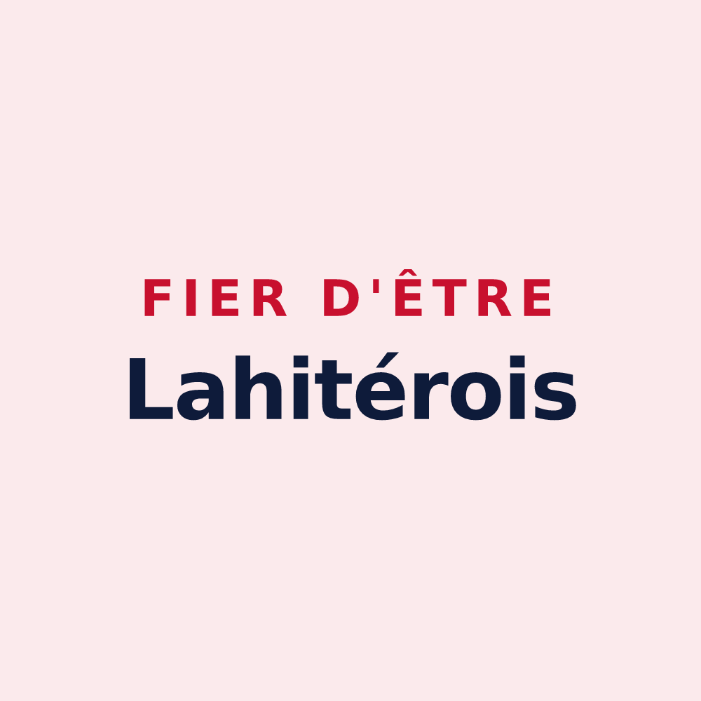 Magnet « Fier d'être Lahitérois » — design pour Lahitère