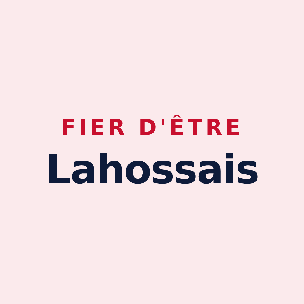 Magnet « Fier d'être Lahossais » — design pour Lahosse