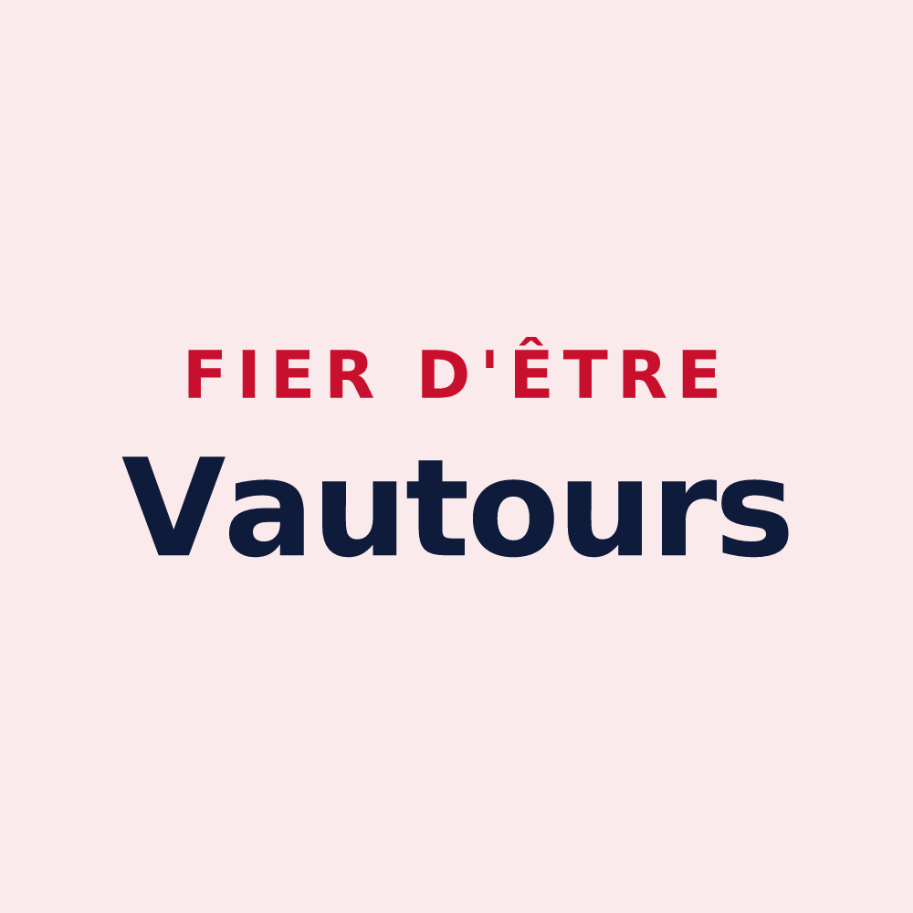 Magnet « Fier d'être Vautours » — design pour Laifour