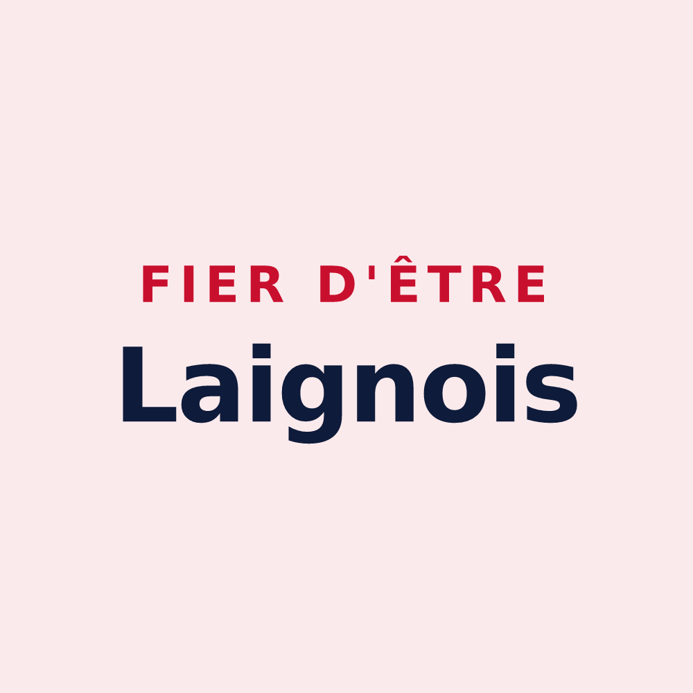 Magnet « Fier d'être Laignois » — design pour Laignes