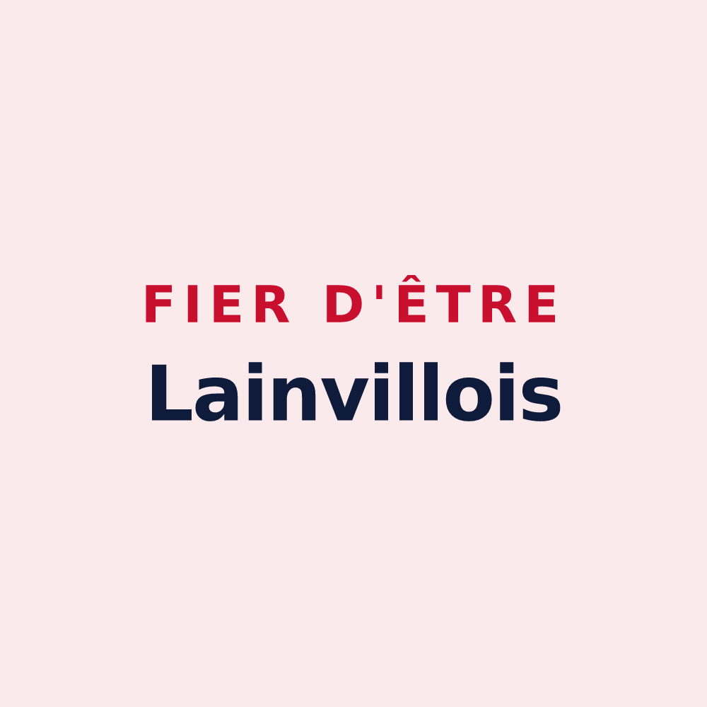 Magnet « Fier d'être Lainvillois » — design pour Lainville-en-Vexin