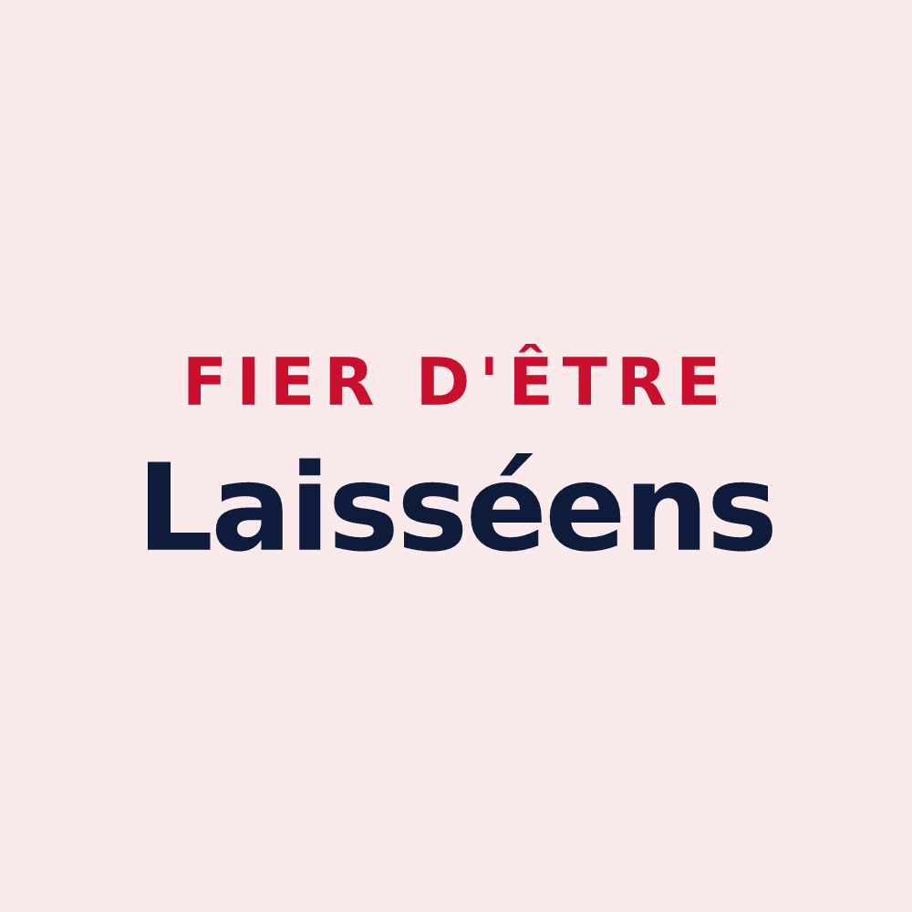 Magnet « Fier d'être Laisséens » — design pour Laissey