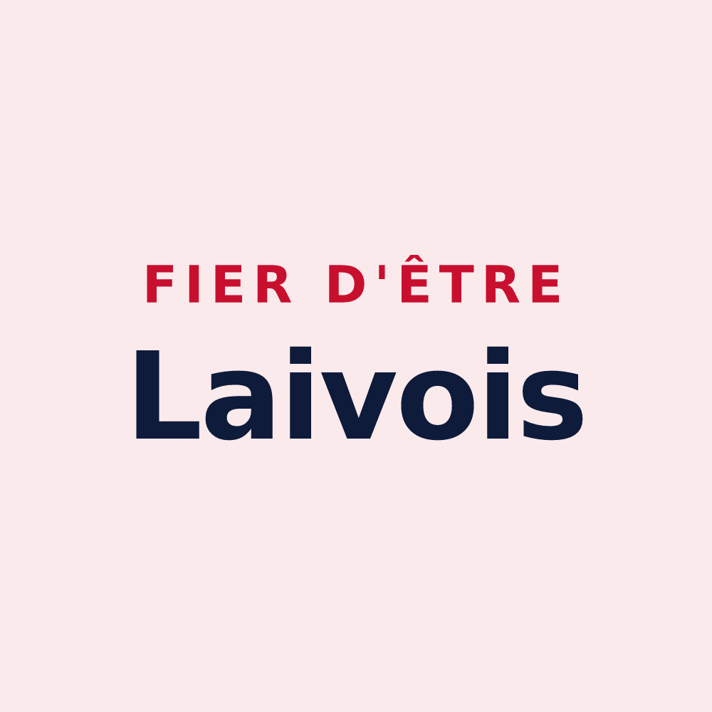 Magnet « Fier d'être Laivois » — design pour Laives