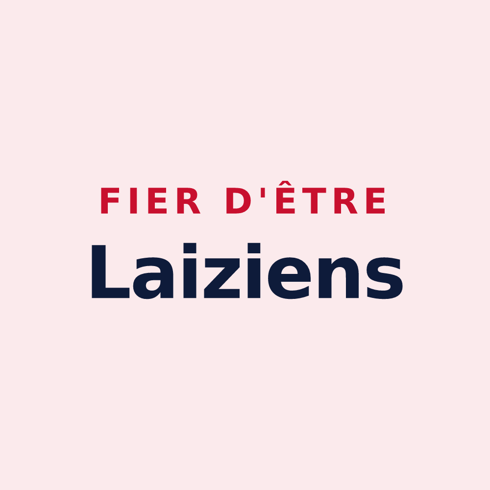 Magnet « Fier d'être Laiziens » — design pour Laize-Clinchamps