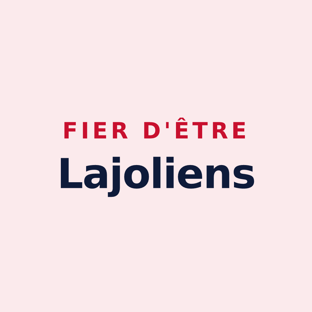 Magnet « Fier d'être Lajoliens » — design pour Lajo