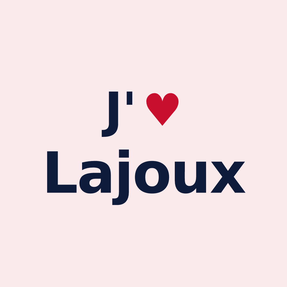 Magnet personnalisé Lajoux — design J'aime Lajoux