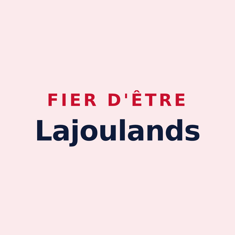 Magnet « Fier d'être Lajoulands » — design pour Lajoux