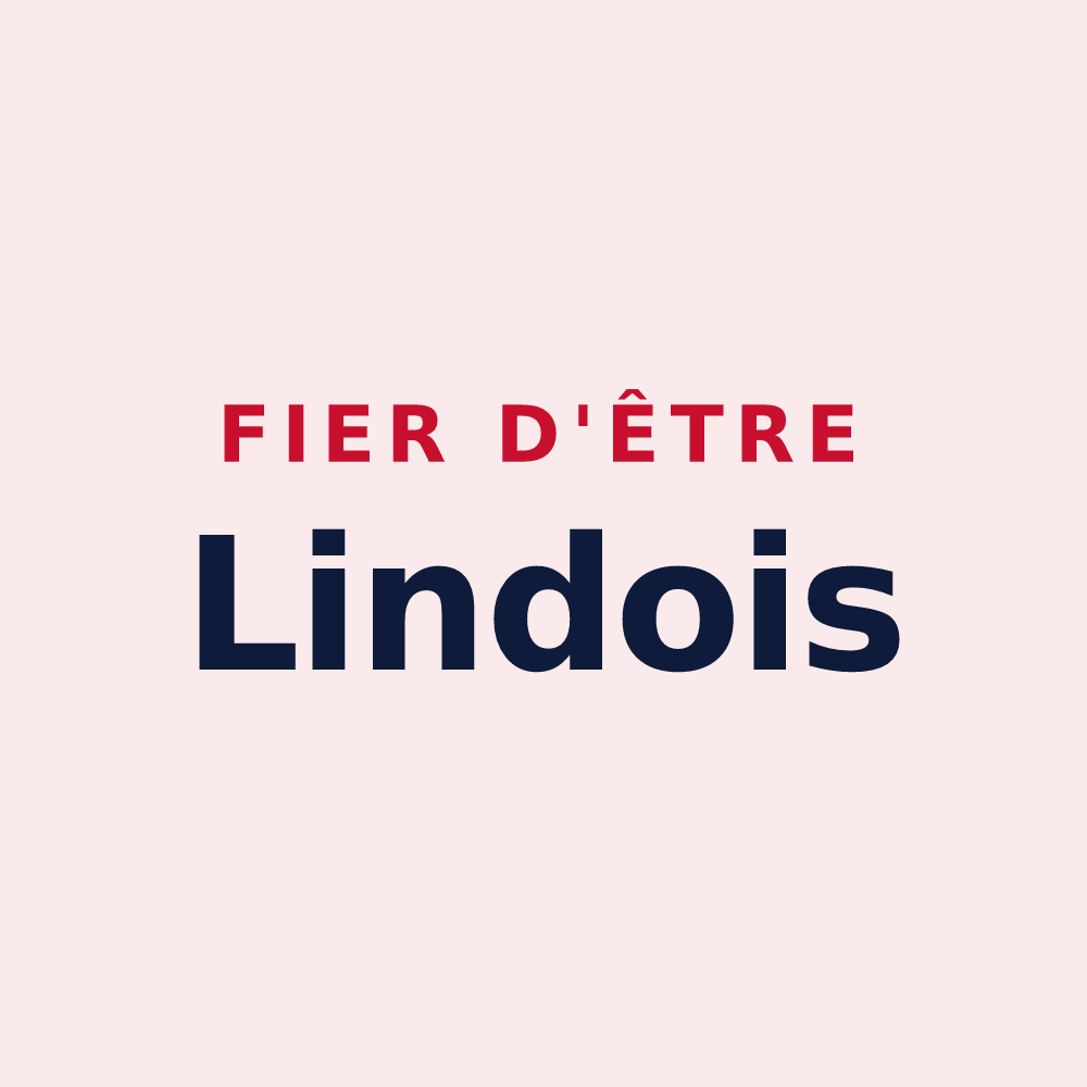 Magnet « Fier d'être Lindois » — design pour Lalinde